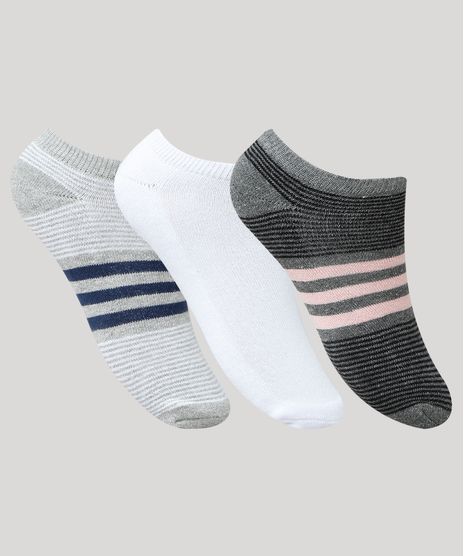 Kit-de-3-Meias-Femininas-Soquete-Listradas-Multicor-9941944-Multicor_1