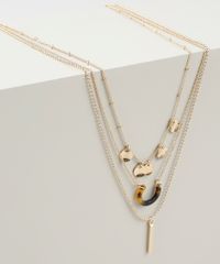 Colar-Feminino-Triplo-com-Pingentes-Dourado-9861487-Dourado_2