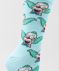 Meia-Masculina-Krusty-Os-Simpsons-Cano-Alto-Azul-Claro-9936922-Azul_Claro_3