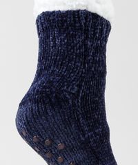Meia-de-Inverno-Feminina-Cano-Medio-em-Trico-com-Pelos-Azul-Marinho-9849647-Azul_Marinho_3