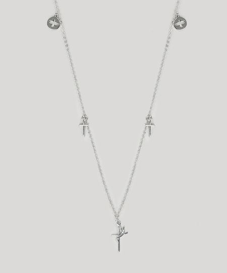 Colar-Feminino-com-Pingentes--Fe--e-Cruz-Prateado-9883569-Prateado_1