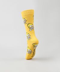 Meia-Masculina-Carnaval-Cano-Alto-Divertida-Homer-Simpson-Estampada-Mostarda-9900916-Mostarda_2