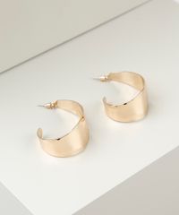 Brinco-Feminino-de-Argola-Texturizado-Dourado-9860361-Dourado_2