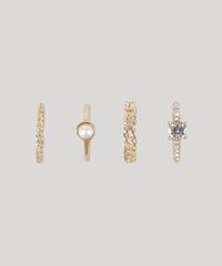 Kit-de-4-Aneis-Femininos-Dourado-9869199-Dourado_1