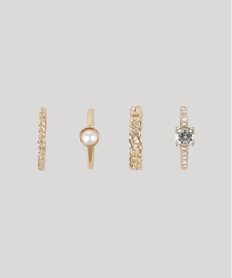Kit-de-4-Aneis-Femininos-Dourado-9869199-Dourado_1