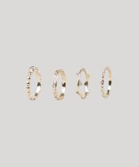 Kit-de-4-Aneis-Femininos-Texturizados-Dourado-9860300-Dourado_1