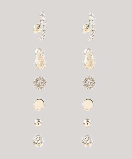 Kit-de-6-Brincos-Femininos-com-Strass-Dourado-9861484-Dourado_1 Kit-de-6-Brincos-Femininos-com-Strass-Dourado-9861484-Dourado_1