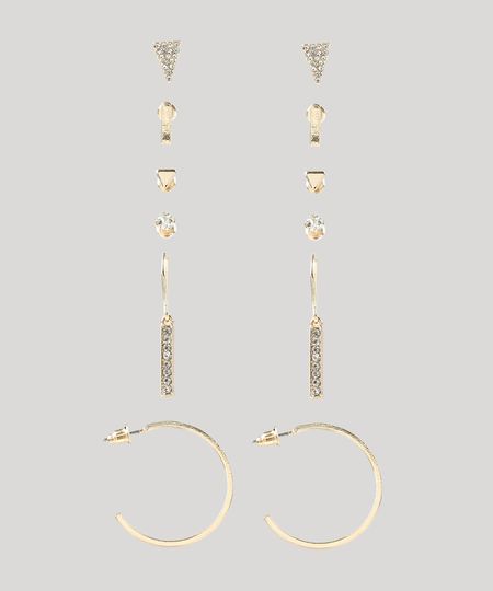 Kit-de-6-Brincos-Femininos-com-Strass--Dourado-9869196-Dourado_1 Kit-de-6-Brincos-Femininos-com-Strass--Dourado-9869196-Dourado_1