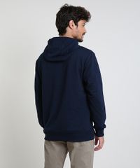 Blusao-Masculino-em-Moletom-Texturizado-com-Capuz-Azul-Marinho-9781712-Azul_Marinho_2