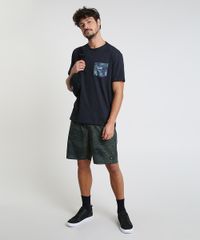 Bermuda-Masculina-Estampada-de-Folhagens-com-Bolsos-Verde-Escuro-9897997-Verde_Escuro_3