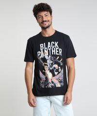 Camiseta-Masculina-Pantera-Negra-Manga-Curta-Gola-Careca-Preta-9870083-Preto_1