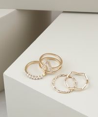 Kit-de-4-Aneis-Femininos-Dourado-9869198-Dourado_2
