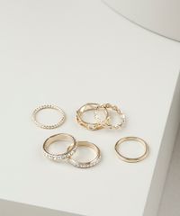 Kit-de-6-Aneis-Femininos-Strass-Textura-Forma-Geometrica-Dourado-9860331-Dourado_2