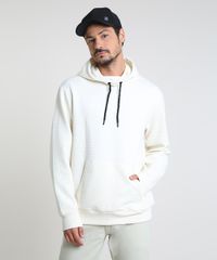 Blusao-Masculino-em-Moletom-Texturizado-com-Capuz-Branco-9781712-Branco_1