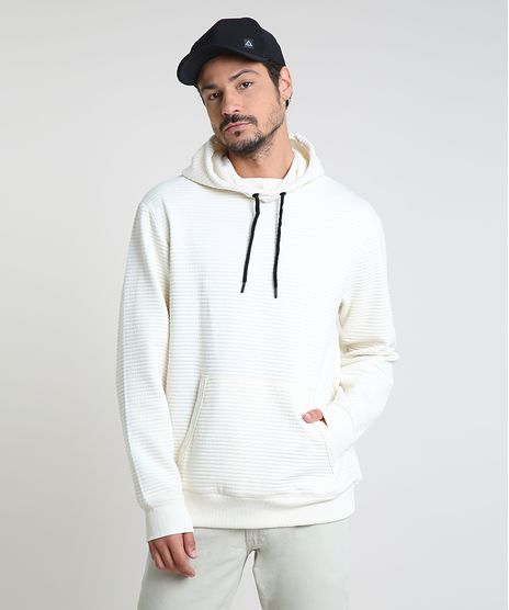 Blusao-Masculino-em-Moletom-Texturizado-com-Capuz-Branco-9781712-Branco_1
