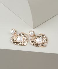 Brinco-Feminino-Coracao-com-Perolas-Dourado-9860360-Dourado_2