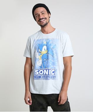Camiseta-Masculina-Sonic-Manga-Curta-Gola-Careca-Cinza-Mescla-Claro-9884886-Cinza_Mescla_Claro_1