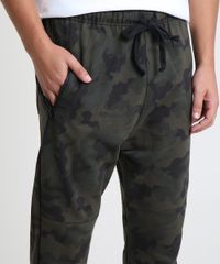 Calca-Masculina-Jogger-Estampada-Camuflada-em-Moletom--Verde-Militar-9905180-Verde_Militar_2
