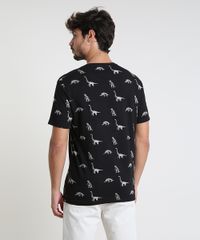Camiseta-Masculina-Jurassic-Park-Estampada-Manga-Curta-Gola-Careca-Preta-9873333-Preto_2