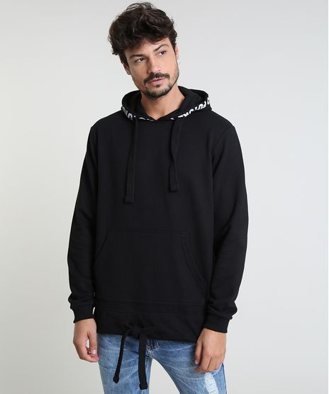 Blusao-Masculino--No-Future--em-Moletom-com-Capuz-Preto-9799250-Preto_1