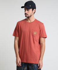 Camiseta-Masculina-Basica-com-Bolso-Manga-Curta-Gola-Careca-Cobre-9909259-Cobre_1