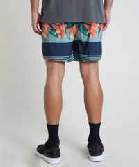 Short-Masculino-Estampado-Floral-com-Bolsos-Verde-Agua-9788132-Verde_Agua_4
