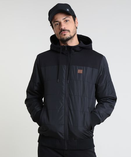 Jaqueta-Masculina-em-Nylon-com-Capuz-e-Bolsos-Preta-9787008-Preto_1 Jaqueta-Masculina-em-Nylon-com-Capuz-e-Bolsos-Preta-9787008-Preto_1