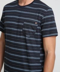 Camiseta-Masculina-Listrada-com-Bolso-Manga-Curta-Gola-Careca-Preta-9893932-Preto_4