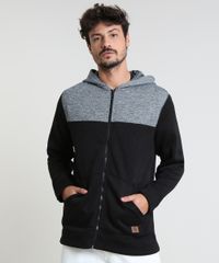Blusao-Masculino-em-Moletom-com-Recortes-com-Capuz-Preto-9796733-Preto_1
