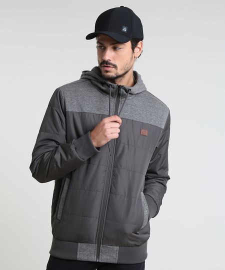 Jaqueta-Masculina-em-Nylon-com-Capuz-e-Bolsos-Chumbo-9787008-Chumbo_1 Jaqueta-Masculina-em-Nylon-com-Capuz-e-Bolsos-Chumbo-9787008-Chumbo_1