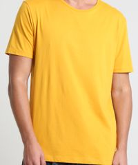 Camiseta-Masculina-Basica-Manga-Curta-Gola-Careca--Mostarda-9451463-Mostarda_4