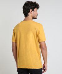 Camiseta-Masculina-BBB-Basica-com-Botoes-Manga-Curta-Gola-Careca-Mostarda-9555552-Mostarda_2