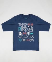 Camiseta-Infantil-Video-Games-Manga-Longa-Azul-Marinho-9883616-Azul_Marinho_1