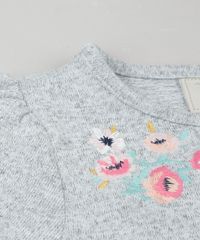 Blusa-Infantil-com-Bordado-de-Flores-Manga-Longa-Cinza-Mescla-9930316-Cinza_Mescla_4