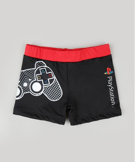 Sunga-Infantil-PlayStation-Boxer-Preta-9866933-Preto_1