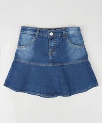 Saia-Jeans-Infantil-com-Babado-e-Bolsos-Azul-Escuro-9892626-Azul_Escuro_1