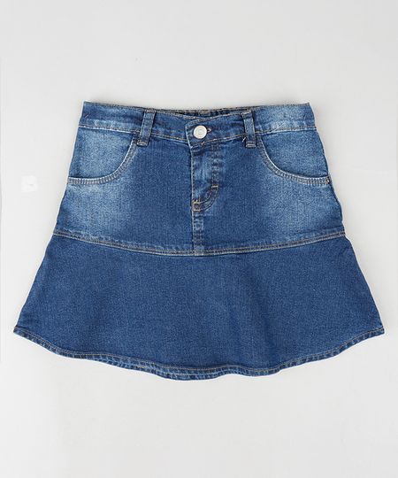 Saia-Jeans-Infantil-com-Babado-e-Bolsos-Azul-Escuro-9892626-Azul_Escuro_1