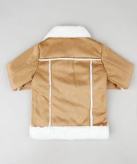Jaqueta-Infantil-em-Veludo-com-Pelo-e-Bolsos-Caramelo-9809169-Caramelo_2