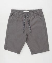 Bermuda-Infantil-com-Cordao-e-Bolsos-Chumbo-9690566-Chumbo_1