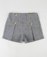 Short-Infantil-Estampado-Xadrez-com-Botoes-Preto-9820220-Preto_1