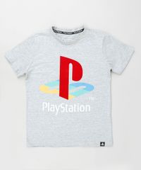 Camiseta-Infantil-PlayStation-Manga-Curta-Cinza-Mescla-9886635-Cinza_Mescla_1