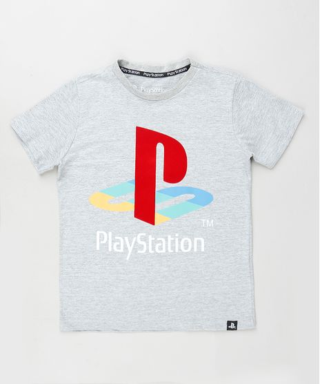 Camiseta-Infantil-PlayStation-Manga-Curta-Cinza-Mescla-9886635-Cinza_Mescla_1