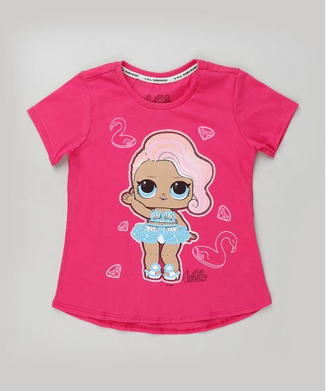 Blusa-Infantil-LOL-Surprise-com-Paetes-Manga-Curta-Pink-9923630-Pink_1