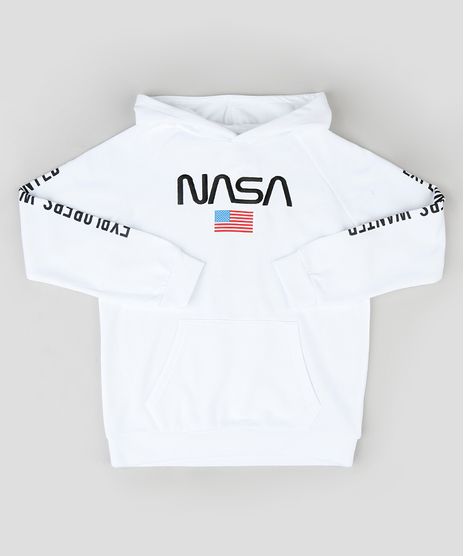 Blusao-Infantil-NASA-em-Moletom-com-Capuz-e-Bolso-Branco-9804976-Branco_1