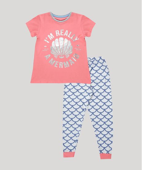 Pijama-Infantil-Concha-e-Sereia-Manga-Curta-Rosa-9879742-Rosa_1