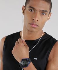 Kit-de-Relogio-Digital-Speedo-Masculino---Fone-de-Ouvido---65086G0EVNP1K-Preto-8686489-Preto_2