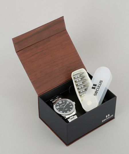 Kit-de-Relogio-Seculus-Masculino-Analogico---Caixa-de-Ferramenta---28819G0SVNA1KA-Prateada-8686661-Prateada_1 Kit-de-Relogio-Seculus-Masculino-Analogico---Caixa-de-Ferramenta---28819G0SVNA1KA-Prateada-8686661-Prateada_1