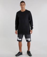 Bermuda-Relaxed-em-Moletom-Listrada-Preta-8589542-Preto_3