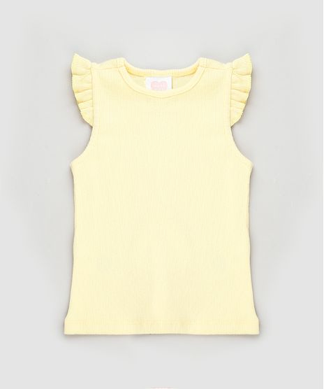 Regata-Infantil-Basica-Canelada-com-Babados-Amarela-Claro-8709896-Amarelo_Claro_1