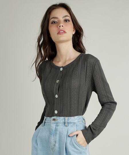 Cardigan-Feminino-Mindset-em-Trico-Chumbo-9944144-Chumbo_1 Cardigan-Feminino-Mindset-em-Trico-Chumbo-9944144-Chumbo_1